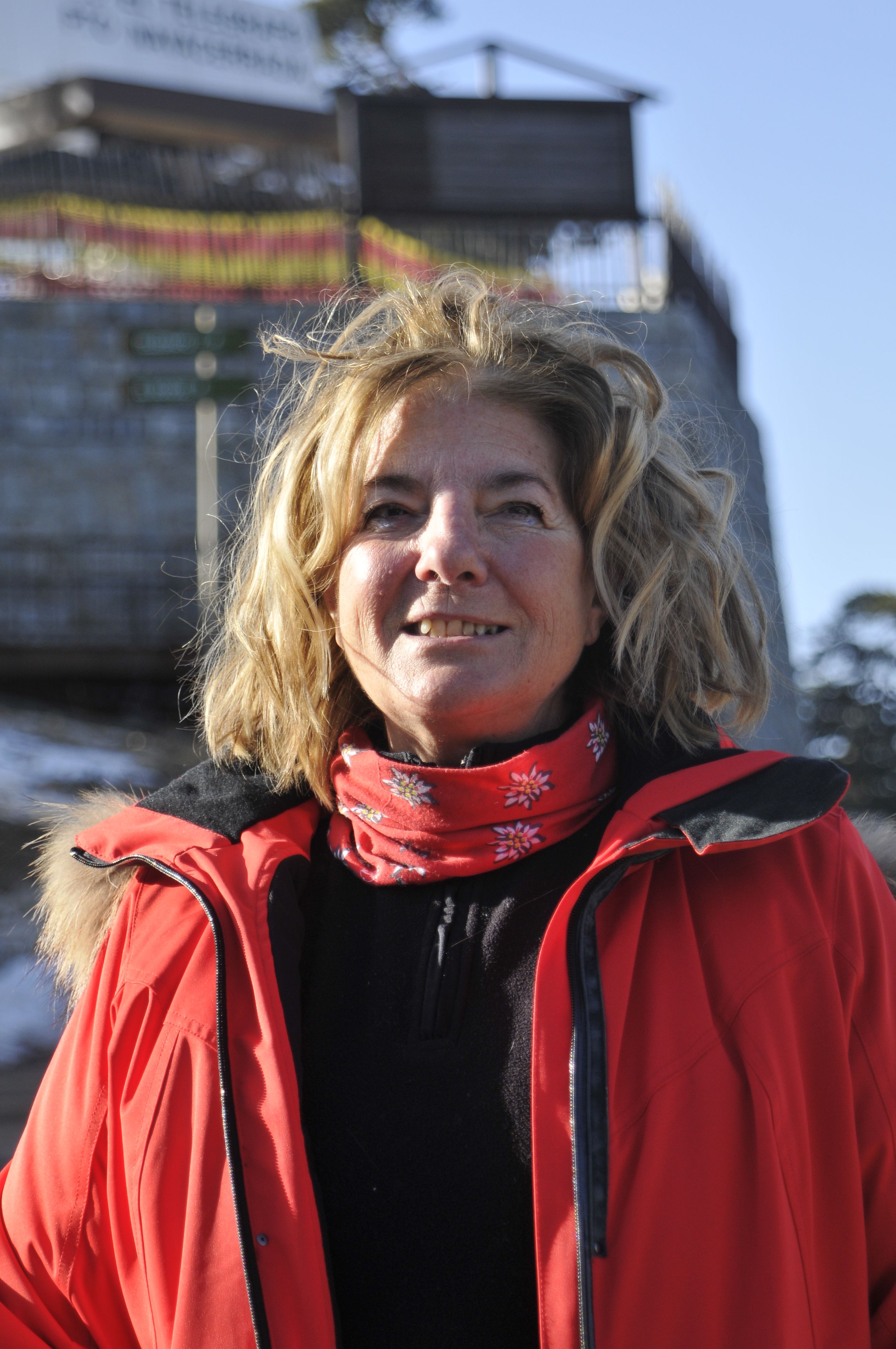 Chus Martin Merino est la fondatrice du collectif Salvemos Navacerrada pour garder la station ouverte.